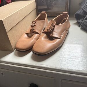 Either/Or Tan Leather Women’s shoes